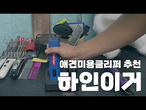 [🔔애견미용/애견용품] 반려동물 애견미용 무선클리퍼 하인이거 사파이어 언박싱 및 리뷰 | HEINIGER CLIPPER SAPHIR